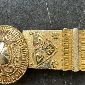 Alexis Kirk belt, 32” or smaller, vintage. Vintage Gold Tone Bird Belt - Alexis Kirk Style - Adjustable  main image 2